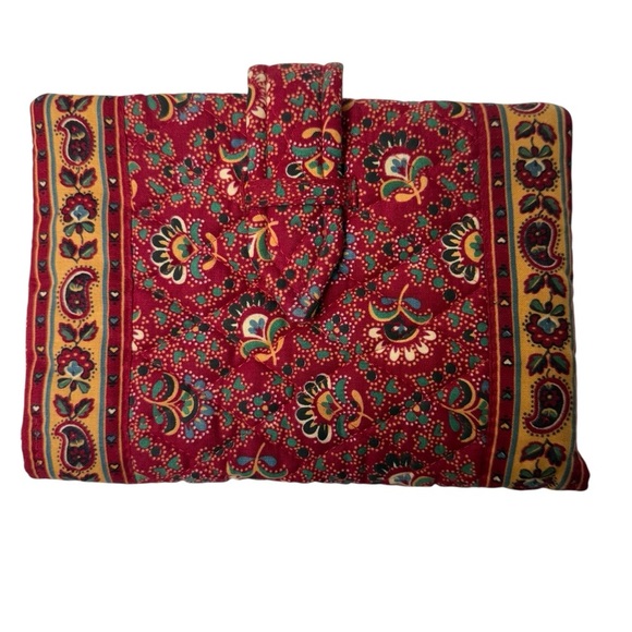 Vera Bradley Red and Green Patterned Wallet - Picture 2 of 9